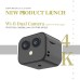 Mini WiFi IP Camera HD 4K Wireless Security Surveillance Micro Dual Cam Night Vision Smart Home Sports Monitor Built-in Battery d3